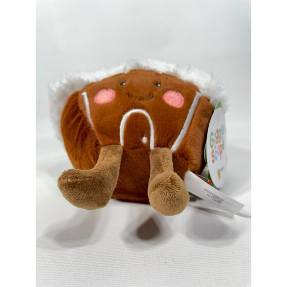 Gigglescape 6" Gingerbread House Soft Plush Toy Brown - Picture 9 of 12